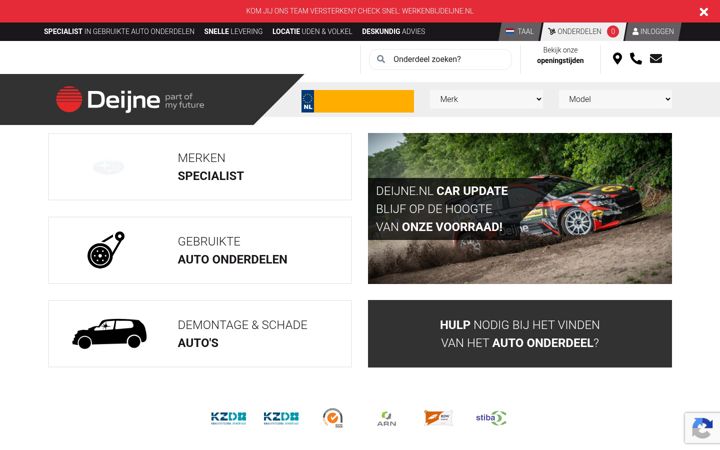 Skjermbilde av deijne.nl