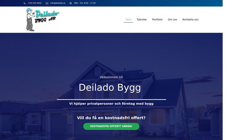 Screenshot of deilado.se