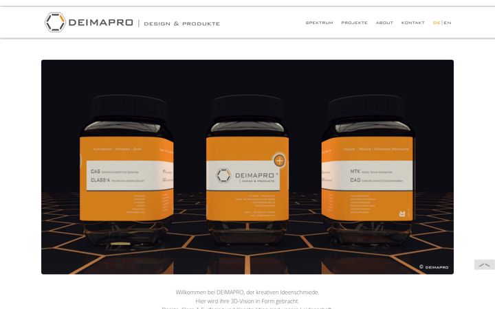 Screenshot of deimapro.de