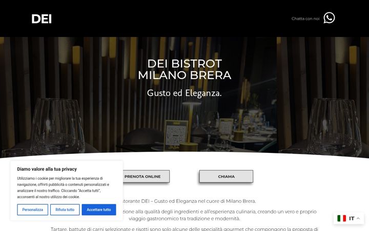 Screenshot of deimilano.com