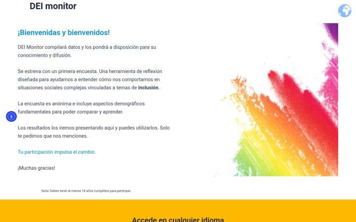 Screenshot of deimonitor.org