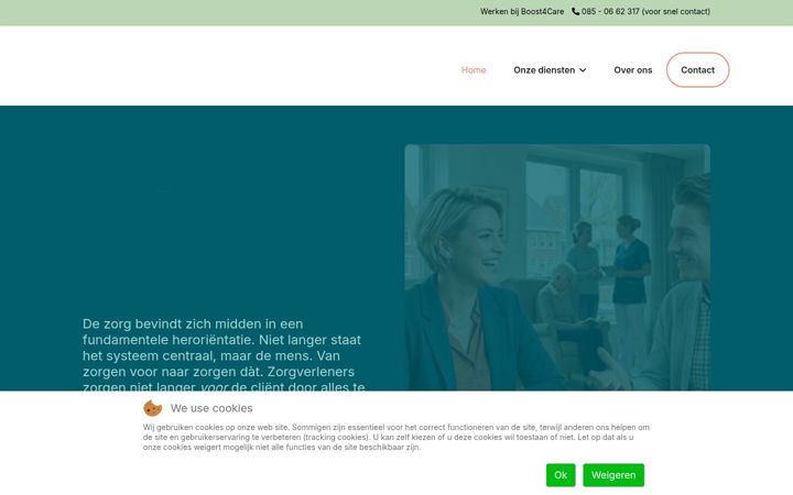 Skjermbilde av deimpulsvoordezorg.nl