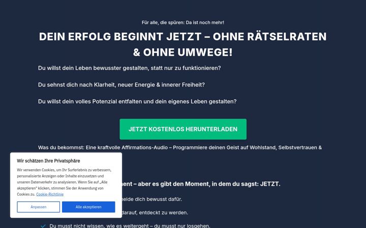 Screenshot of dein-erfolg.net