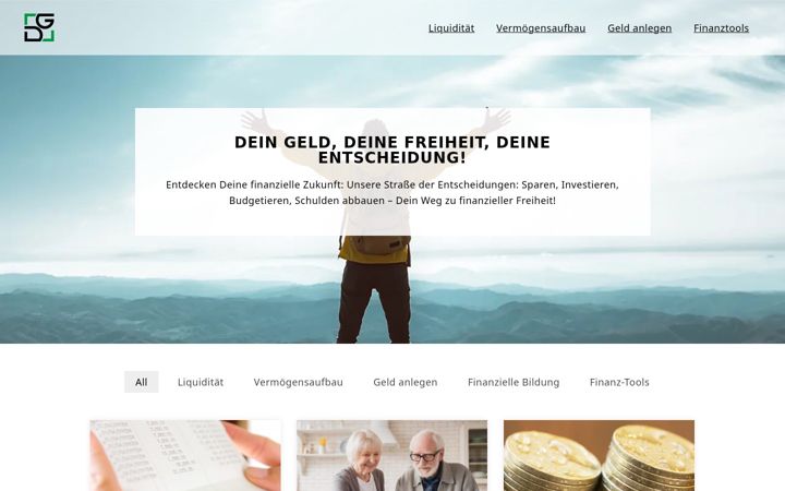 Screenshot of dein-geld.io