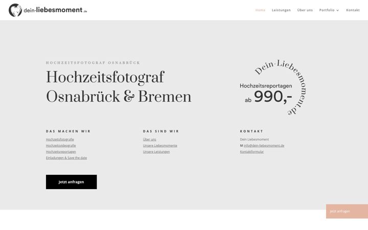 Screenshot of dein-liebesmoment.de