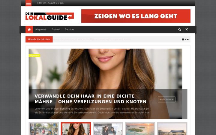 Screenshot of dein-lokalguide.com