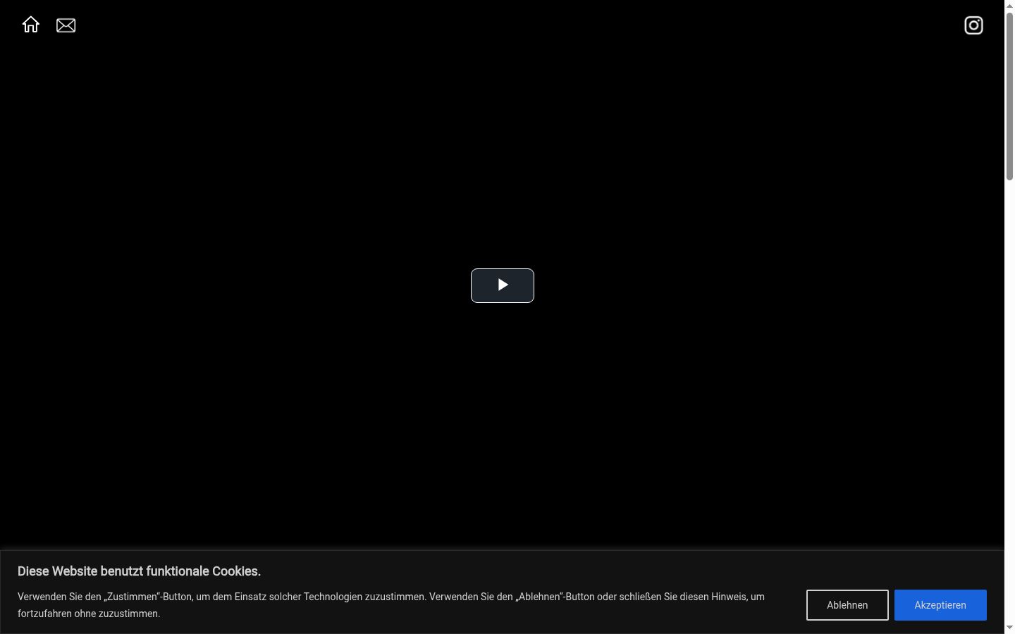 Captura de pantalla del banner de consentimiento mostrado antes de cualquier interacción