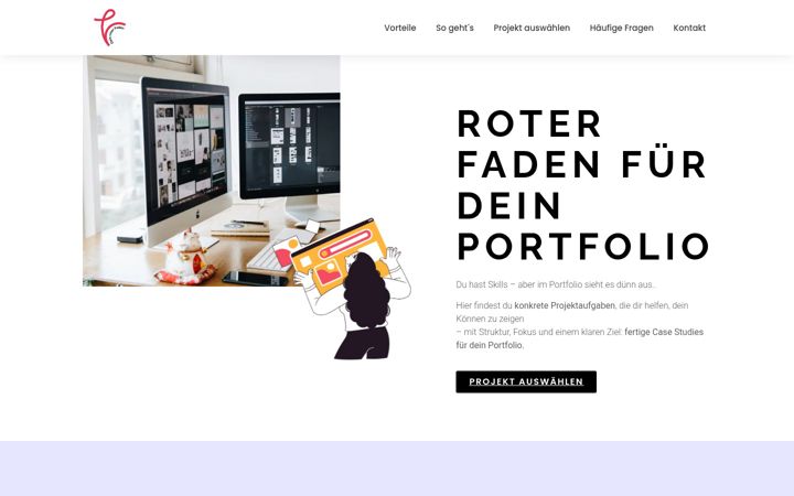 Screenshot of dein-roter-faden.de