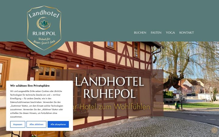 Screenshot of dein-ruhepol.de