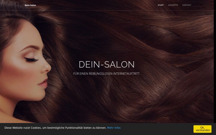 Screenshot of dein-salon.com