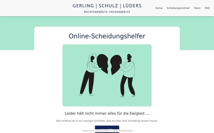 Screenshot of dein-scheidungshelfer.de