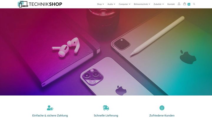 Screenshot of dein-technik-shop.de