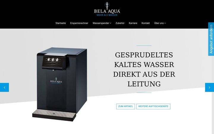 Screenshot of dein-wasserspender.de
