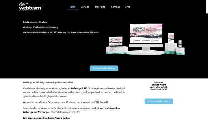 Screenshot of dein-webteam.de