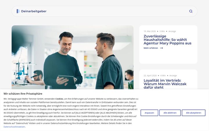 Screenshot of deinarbeitgeber.com