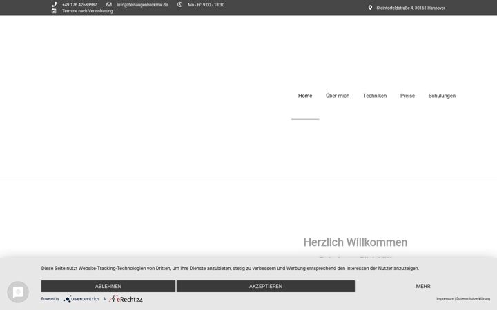 Screenshot of deinaugenblickmw.de