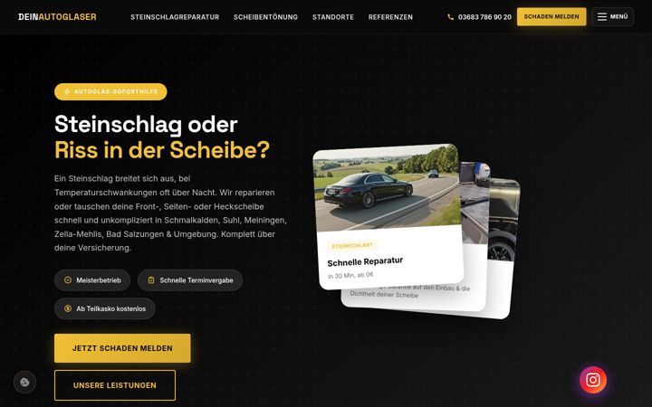 Screenshot of deinautoglaser.de
