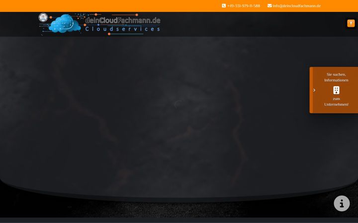 Screenshot of deincloudfachmann.de