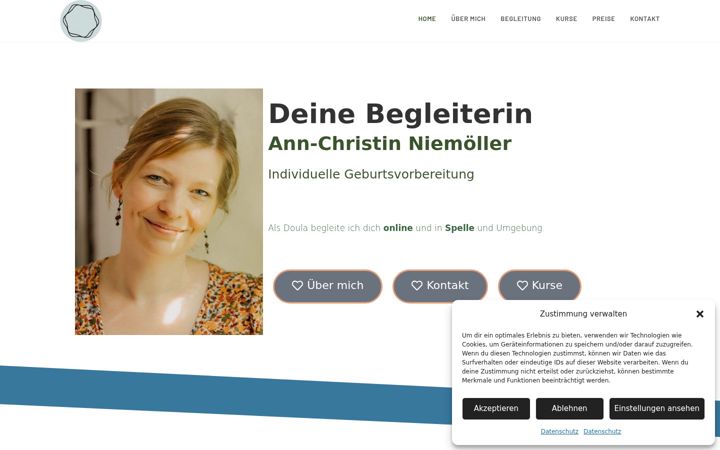 Screenshot of deine-begleiterin.de