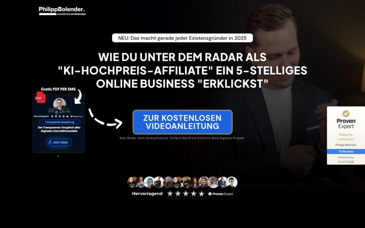 Screenshot of deine-erfolgreiche-zukunft.com