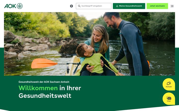 Screenshot of deine-gesundheitswelt.de