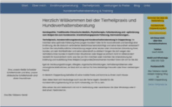 Screenshot of deine-hundeheilpraktikerin.de