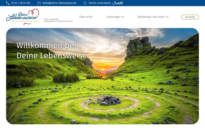 Screenshot of deine-lebensweise.de