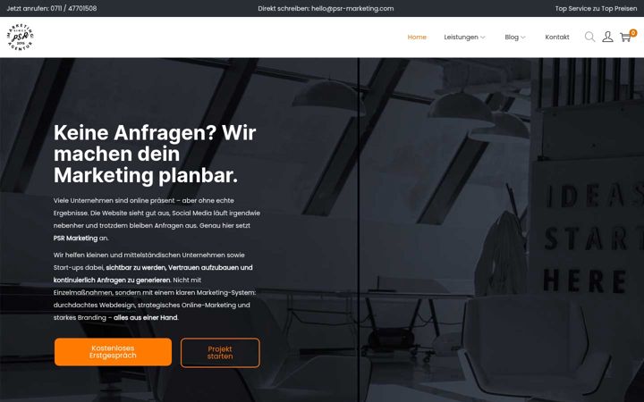 Screenshot of deine-marketingagentur.de