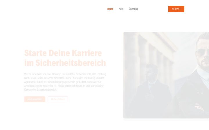 Screenshot of deine-sicherheitsakademie.de
