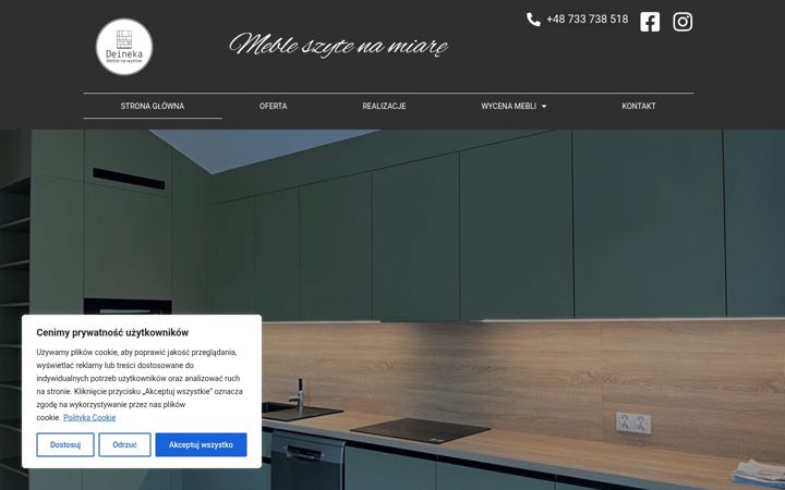 Screenshot of deineka.eu
