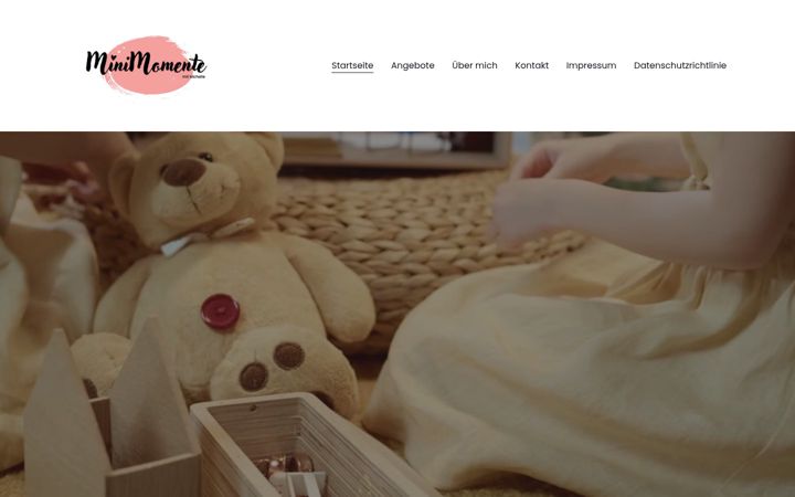 Screenshot of deineminimomente.de
