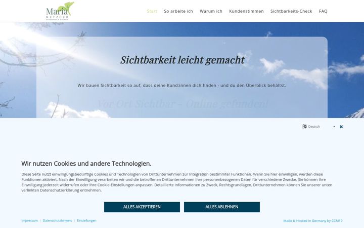 Screenshot of deineofficemanagerin.de