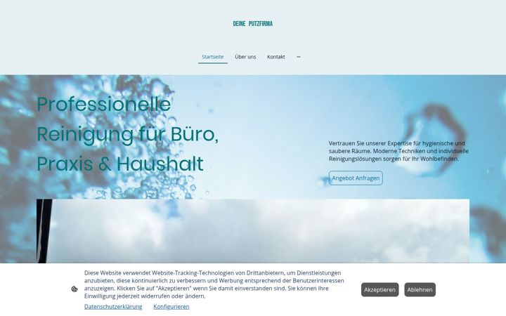 Screenshot of deineputzfirma.de