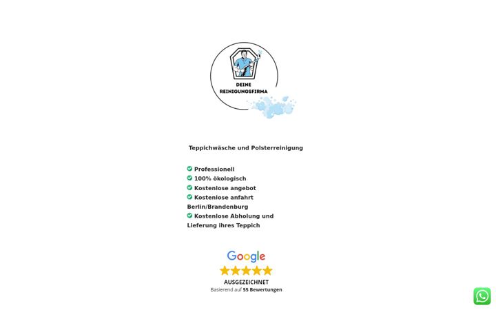 Screenshot of deinereinigungsfirma.de