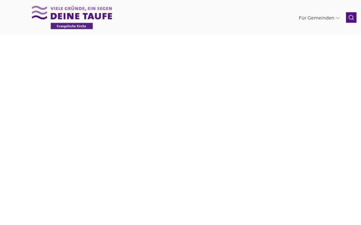 Screenshot of deinetaufe.de