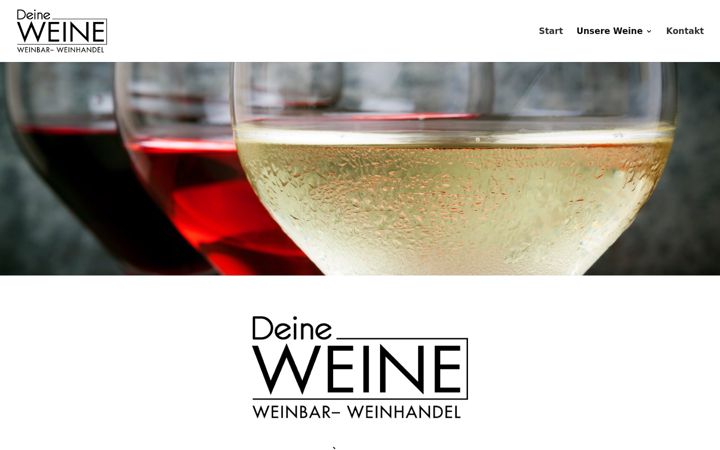 Screenshot of deineweine.at