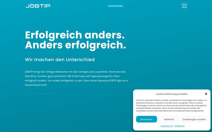 Screenshot of deinjobtip.de