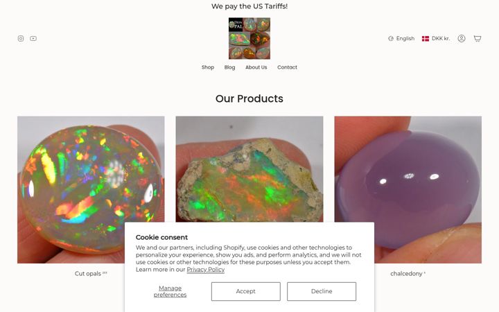 Screenshot of deinopal.ch