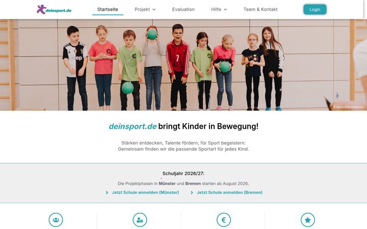 Screenshot of deinsport.de