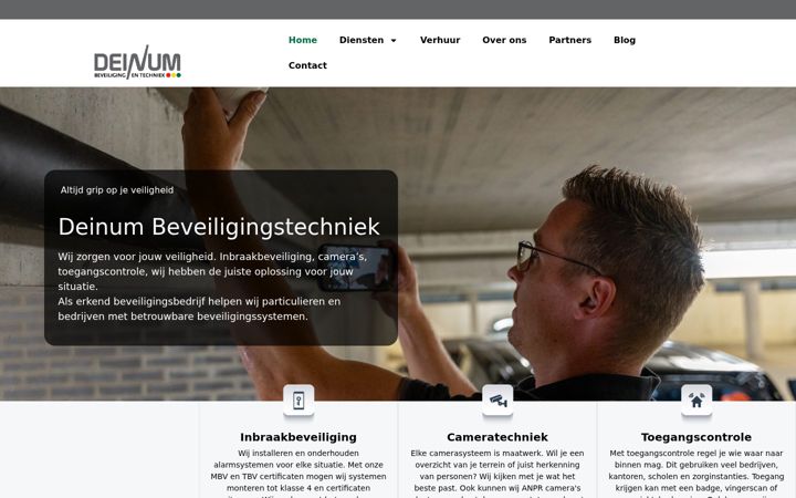 Zrzut ekranu deinumbeveiliging.nl