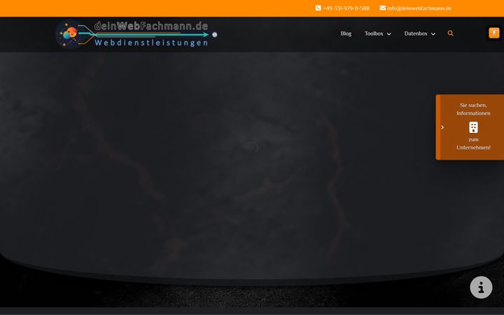 Screenshot of deinwebfachmann.de