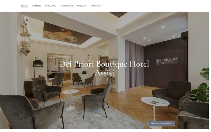 Snímek obrazovky deiprioriboutiquehotel.it