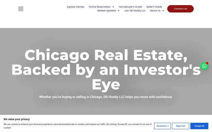 Screenshot of deirealtyllc.com
