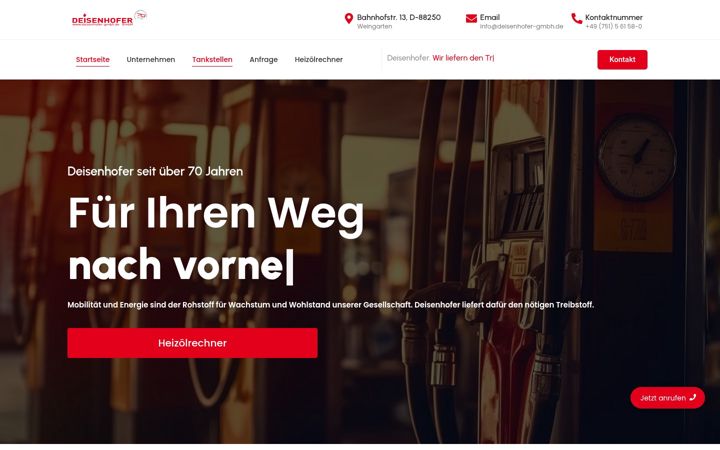 Screenshot of deisenhofer-gmbh.de