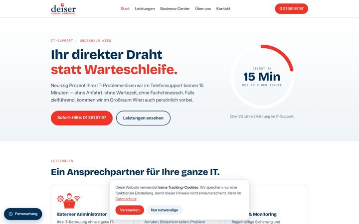 Screenshot of deiser.cc