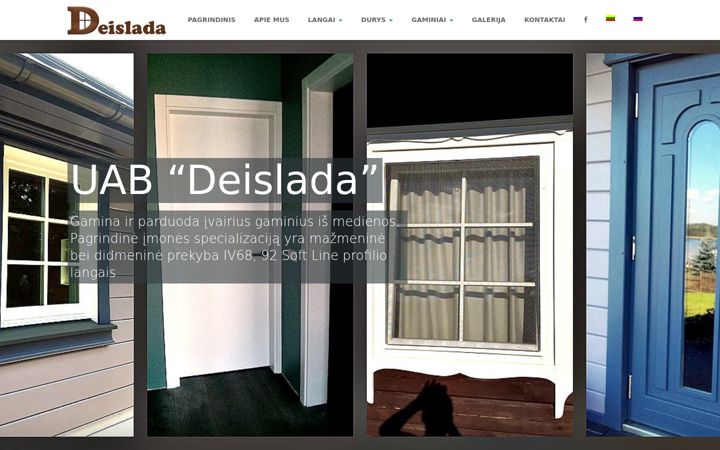 Screenshot ta' deislada.lt