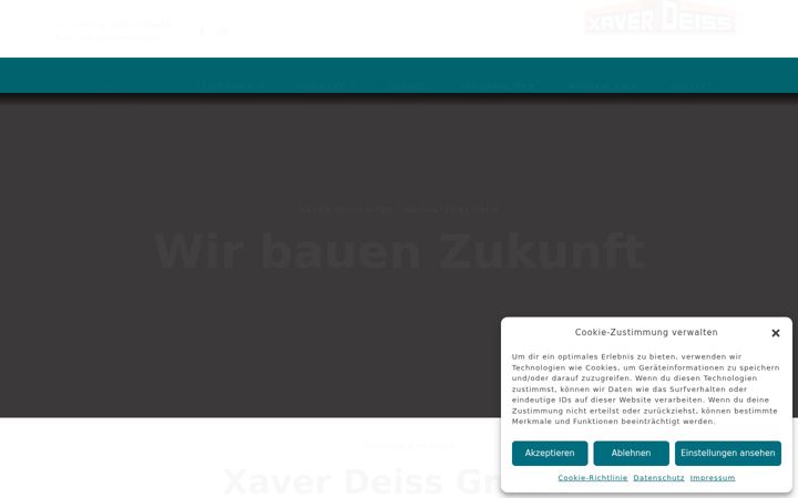 Screenshot of deiss-bau.de