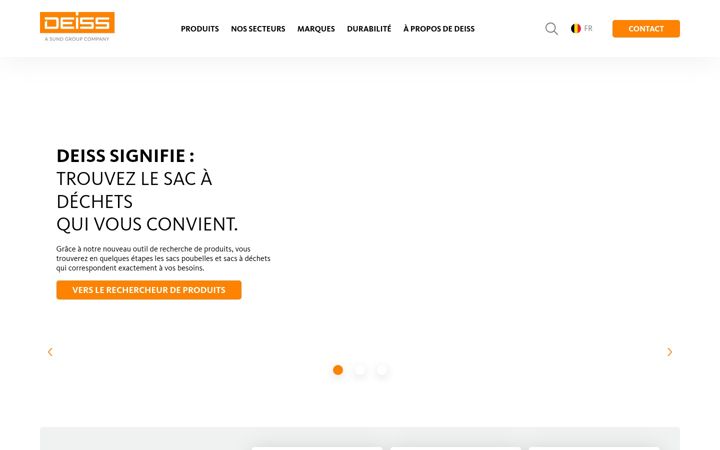 Screenshot of deiss.be