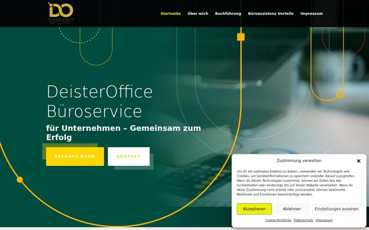 Screenshot of deisteroffice.de