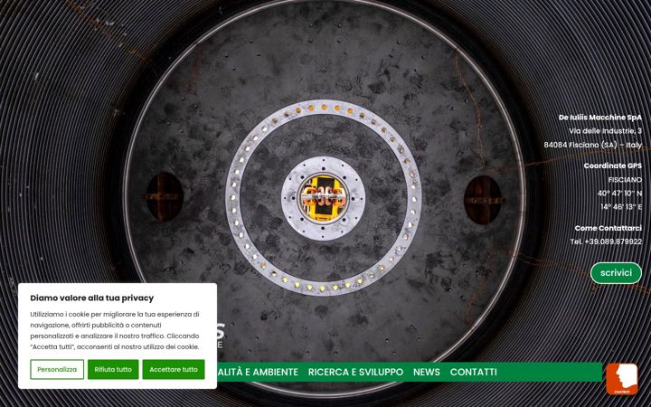Screenshot of deiuliis.com